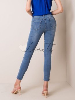 Spodnie jeans-NM-DE-SP-M8741.15-niebieski Factory Price