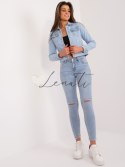 Spodnie jeans-NM-SP-PJ23109.71-niebieski Jean Louis Francoise