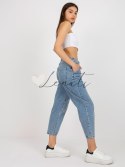 Spodnie jeans-NM-SP-YJ23441.32-niebieski Jean Louis Francoise