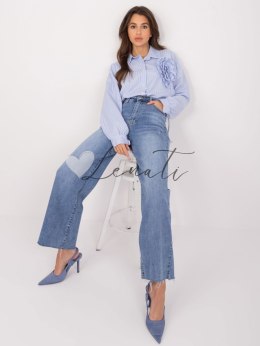 Spodnie jeans-NM-SP-T313-1.28-niebieski Factory Price
