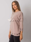 Bluza-RV-BL-5978.06P-beżowy RELEVANCE