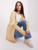 Kardigan-AT-SW-2333.31X-beżowy Wool Fashion Italia