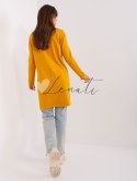 Kardigan-AT-SW-2333.31X-ciemny żółty Wool Fashion Italia