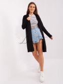 Kardigan-AT-SW-2333.31X-czarny Wool Fashion Italia