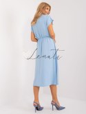 Sukienka-DHJ-SK-19002.28-jasny niebieski ITALY MODA