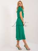 Sukienka-DHJ-SK-19002.28-zielony ITALY MODA