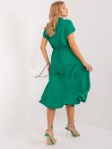 Sukienka-DHJ-SK-19002.28-zielony ITALY MODA