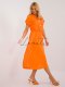 Sukienka-DHJ-SK-19002.31-pomarańczowy ITALY MODA