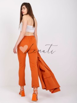 Spodnie-DHJ-SP-13926.02-ciemny pomarańczowy ITALY MODA