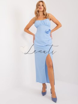 Sukienka-DHJ-SK-18992.16X-jasny niebieski ITALY MODA
