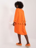 Sukienka-D73761M30430A-pomarańczowy Sublevel