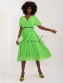 Sukienka-DHJ-SK-13162-1.60-jasny zielony ITALY MODA