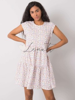 Sukienka-D50051Z30268-biało-różowy Factory Price