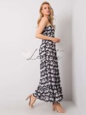 Sukienka-D73771M30251-czarno-biały Fresh Made