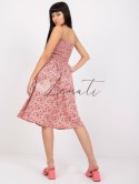 Sukienka-D73771M30314A-jasny różowy Fresh Made