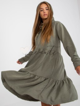 Sukienka-D10027C30287A3-khaki Fresh Made