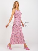 Sukienka-D73771R30313B-różowy Sublevel