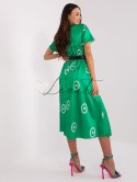 Sukienka-DHJ-SK-17260.90-zielony ITALY MODA