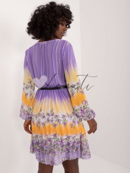 Sukienka-DHJ-SK-10201-1.85-jasny fioletowy ITALY MODA