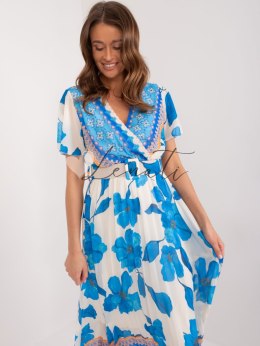 Sukienka-DHJ-SK-11331-5.19-niebieski ITALY MODA