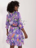 Sukienka-DHJ-SK-17370-1.99-jasny fioletowy ITALY MODA