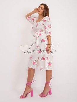 Sukienka-LK-SK-508964-3.95-biało-różowy LAKERTA