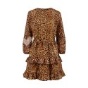 285-1 ROMI sukienka z falbankami - PANTERKA Numoco