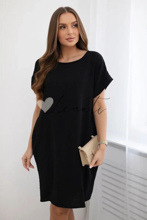 Sukienka z kieszeniami czarna