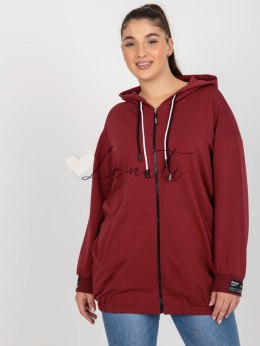 Bluza-RV-BL-8277.28-bordowy RELEVANCE